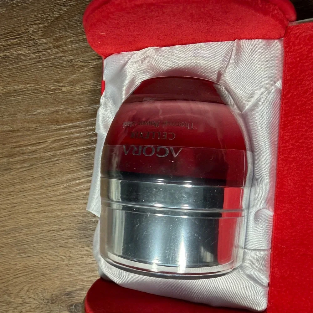 Agora Cellexir Thermal Power Mask Anti-Aging Warming Facial Treatment Red‎ Case